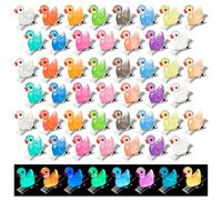 84 fermagli per capelli a forma di anatra, con germogli di germogli, graziosi, luminosi, in resina, per scuola, casa, feste