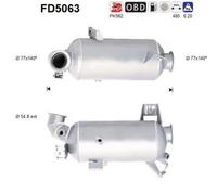 132 KW 180 CV FAP PER VW Transporter/Caravelle VI Autobus SGB, SGJ, SHB, SHJ 2.0