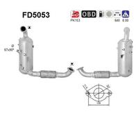 AS Filtro antiparticolato FAP per Volvo S60 II 84 KW 114 CV 134 Drive/D2