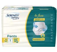 84 PANNOLONI A SLIP SERENITY TAGLIA S PANTS SENSITIVE EXTRA 6 CONF.DA 14 PEZZI