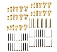 84 pezzi Gancio in lega Gancio per abiti multifunzione Gancio per pittura per