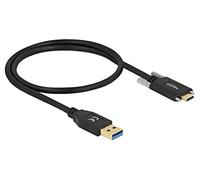 84007 Cavo USB A-Spina,USB C-Spina 0,5m Nero 24AWG,30AWG DELOCK