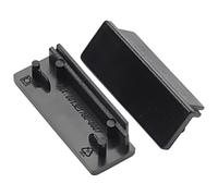 84040002 Mascherine per profili LED nero ABS Pz.: 20 WIDE24 TOPMET