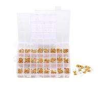 840Pcs Capacitor Assorted Kit Multilayer Ceramic Capacitors 50V 0.1UF-47NF 24Values x 35Pcs=840Pcs EKFBQBGW