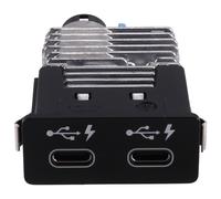 84105A57B32 Presa di ricarica USB doppia per auto, interfaccia di tipo C per U06