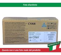 842076 Ricoh Aficio MP C6501SP Cartuccia del Toner Ciano