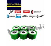 842870 - ORIGINALE PIAGGIO KIT 6 RULLI VARIATORE APRILIA 125 ATLANTIC - SCARABEO