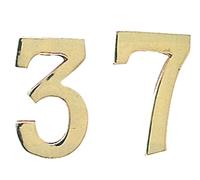 84307 Q.TA' 1 BL NUMERO CIVICO 8 IN OTTONE 100 MM