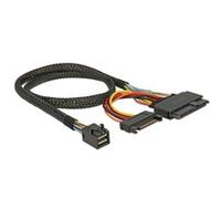 DELOCK 84819 - Connettore maschio SFF-8643 U2>Connettore maschio SFF-8639+SATA