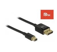 Delock 84927 1 m Mini DisplayPort DisplayPort Maschio Maschio 7680 x 4320 Pixel