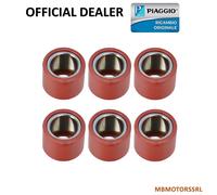 KIT 6 RULLI MASSETTE VARIATORE ORIGINALE PIAGGIO PER APRILIA ATLANTIC 300 2010-2