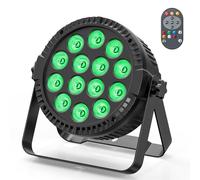 84W LED Par Faretti RGBW DMX512 14 LED luce palco con Telecomando Luci da discoteca festa ad alta luminosità Illuminazione scenica per KTV Stage DJ Ristorante Bar Halloween Natale