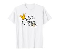 85° Compleanno Festa La Regina è 85 Idee Regalo Per Lei Maglietta