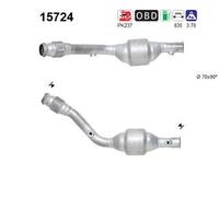85 KW 115 CV CATALIZZATORE PER Citron Xsara Picasso N68 1.8 16V