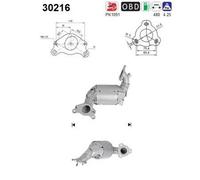 85 KW 116 CV CATALIZZATORE PER Renault Megane III Coup DZ0/1 1.2 TCe