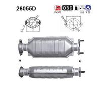 85 KW 115 CV CATALIZZATORE PER Mitsubishi Pajero Classic V2W, V6W, V7W 2.5 TD