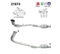 85 KW 115 CV CATALIZZATORE PER Vauxhall Vectra (B) SW J96 1.8i 16V