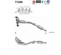85 KW 116 CV CATALIZZATORE PER Mercedes Classe A W169 A 180