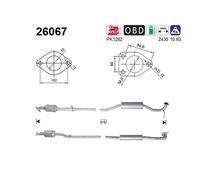 86 KW 117 CV CATALIZZATORE PER Mitsubishi ASX GAW 1.6 LPG