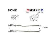 85 KW 116 CV CATALIZZATORE PER Toyota RAV 4 II A2 2.0 D-4D 4WD