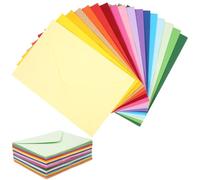 85 Pezzi Buste Colorate per Lettere, in 17 Diversi Colori, 158 x 109 mm