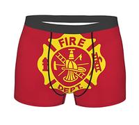850 Mutande Boxer da Uomo Vigili del Fuoco Vigili del Fuoco Intimo per Sport Aderenti,Elastico Boxer A Pantaloncino Uomo Morbidi,Fitted Boxer da Uomo M