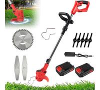 850W/650W tosaerba elettrico Cordless tagliaerba lunghezza regolabile tagliaerba attrezzo elettrico da giardino con batteria 2 pezzi 21V 650W 1 Battery