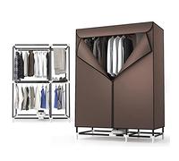 850w Stendibiancheria Elettrico Riscaldato, Stendibiancheria Elettrico Portatile con Timer Automatico, Ptc Fever, Grande Capacità 30kg Armadio Stenditore a Doppio Strato, Efficienza Energeti