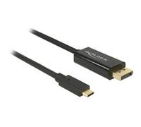 DeLock Cavo video USB-C a DisplayPort 85257 – modalità DP Alt, 3 m, Nero