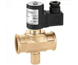 854125 Elettrovalvola gas, normalmente chiusa con riarmo manuale 3/4" CALEFFI