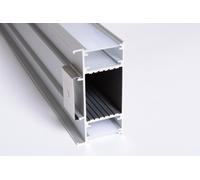 8542 PROFILO ALLUMINIO DA APPLIQUE 1M PER STRISCE STRIP LED BARRA RIGIDA 1MT
