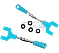 85604 BRACCETTI POSTERI SUPERIORI IN ERGAL 1/16 Rear Upper Suspension Arms Al.