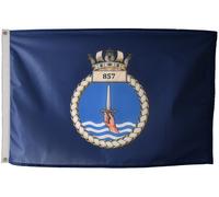 857 Naval Air Squadron Royal Navy bandiera con occhielli - MOD LICENSED