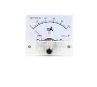 85C1 0-50mA 1mA 20mA 30mA 100mA 200mA 500mA DC Pannello analogico Ampere Misuratore di corrente Amperometro 85C1 0-50mA Milliamperometro(300mA)