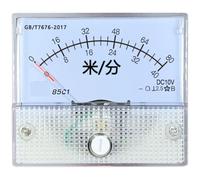 85C1 40/80 M/min 10v Tachometer Meter Minute Counter DC Voltmeter Pointer Sensor Meter/min 1Pcs