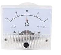 85C1 Amperometro bidirezionale da -10 a +10 A 1 A 2 A 5 A 2,5 A Amperometro analogico da pannello con precisione di classe 2,5(5A)