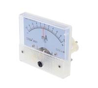 85C1 Milliamperometro L'amperometro positivo e negativo Misuratore da pannello analogico Misuratore di ampere ±1MA±2MA±3MA±5MA±10MA±20MA±30MA±50MA ecc.(-250mA to 250mA)