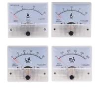 85C1 Misuratore di corrente analogico da pannello DC 1A2A3A5A10A20A30A 50A 100A Amperometro for test di circuito Carica batteria Ampere Tester Gauge 1 pz(5A)
