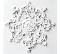 85cm Rosone Lampadario Soffitto Bianco Polistirolo Decorativo