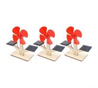 85MA 1V Solar Fan Kit per bambini Impara a conoscere l'energia solare con divertenti progetti di montaggio (3pcs)