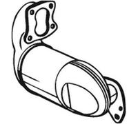 86 CV CATALIZZATORE PER RENAULT Kangoo Express FW0/1 1.5 dCi 85 KW 63 CV 86