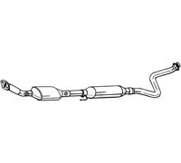 86 CV CATALIZZATORE PER TOYOTA Yaris Verso Van P2 1.3 VVT-i KW 63 CV 86