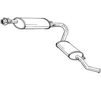 87 CV SILENZIATORE POSTERIORE PER PEUGEOT Boxer Furg 230L 2.8 D KW 64 CV 87