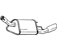 86 CV SILENZIATORE POSTERIORE PER OPEL Tigra S93 1.4 16V KW 63 CV 86