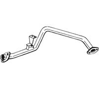 86 CV TUBO GAS SCARICO PER TOYOTA Land Cruiser J7 2.4 TD KW 63 CV 86