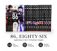 86 EIGHTY-SIX (Vol. 1-13) Serie Completa Light Novel in Inglese