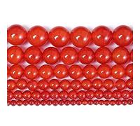 86 perline di agata rossa in pietra naturale, 4 mm, per la creazione di gioielli, bracciali, semipreziose, 1 filo