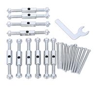 86 Pezzi Wall Box Repair Tool, Riparatore Scatole di Derivazione Elettriche, Kit Riparazione Juction Box per Pareti in Cartongesso, con Puntone in Metallo