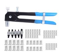 86 pz/set M3-M8 Rivetto Cieco altri utensili manuali rivettatrice Inserto Filettato e Rivetto Gun Tool Rivetti Nut Set Riveting Kit