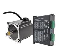 86 Step electronic starter NEMA34 4.5Nm 6.5Nm 8.5Nm 12Nm 6.0A Stepper electronic starter D14mm 2 Phase NWPNLXEA(Motor,86BYGH118-8.5Nm)